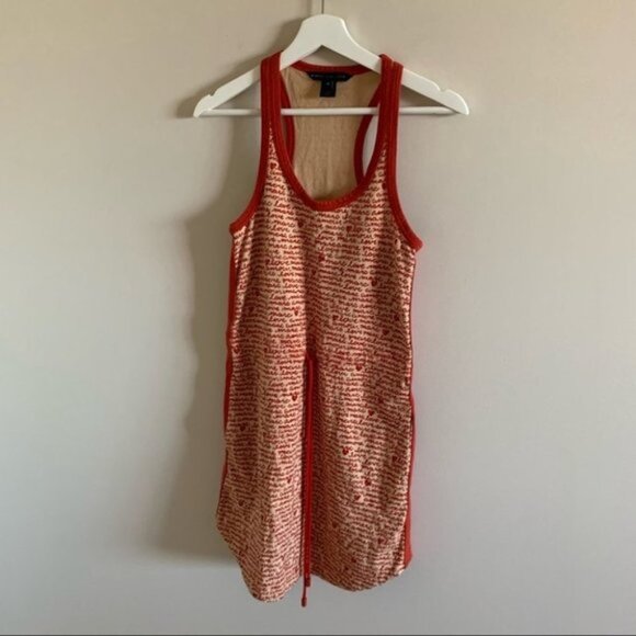 Marc by Marc Jacobs Orange Typography Mini Dress - Picture 5 of 9